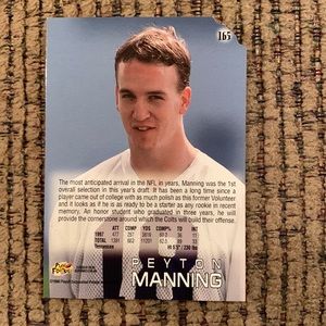 Peyton Manning rookie card